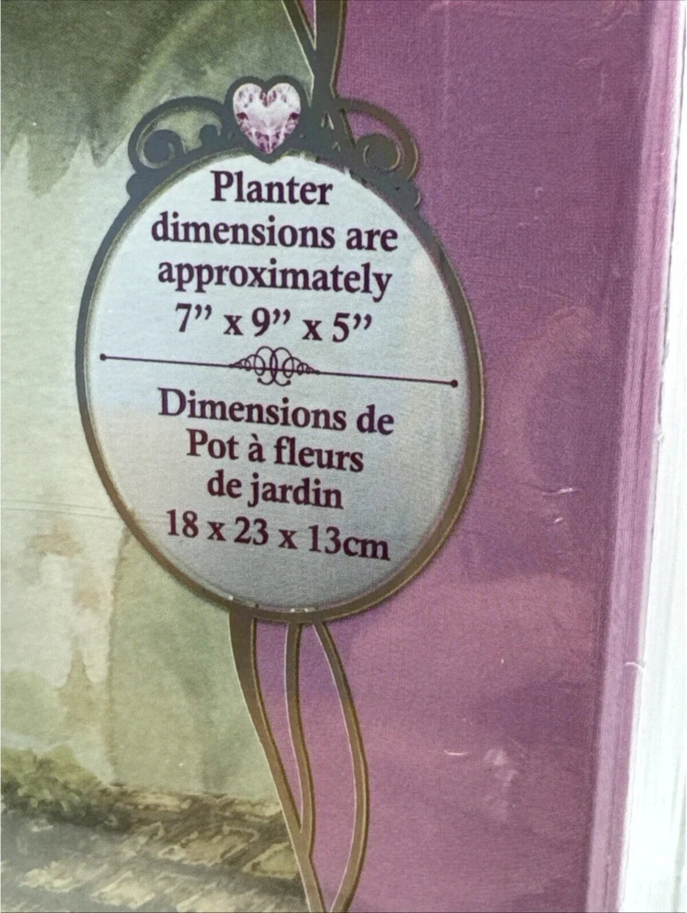Snow Whites Garden Collection Grumpy Garden  Planter Sealed 2008 Disney Store